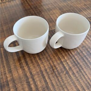Fable Modern White Ceramic Mugs from Jilly Box
